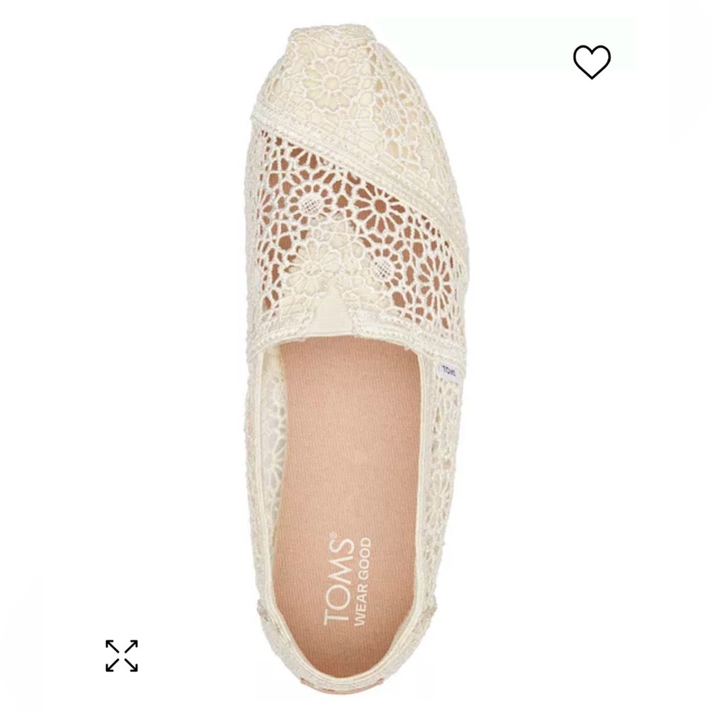 Toms NATURAL MOROCCAN CROCHET in size 7 - Picture 4 of 6